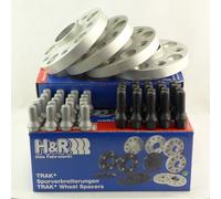 H&R DRA-System Wheel spacer set 40mm per axle - Bolt pattern 5x120 - Hub 72,5mm - Bolt size M12x1,5 - compatible with BMW