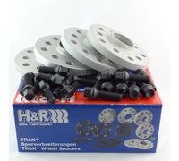 H&R Lane Widening Front+Rear ABE for MB GLS Type 166 24mm Silver / Sw X556650-12