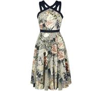 H&R London Ancient Roses Midi Dress multicolour M