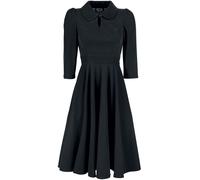 H&R London Glamorous Velvet Tea Dress Midi Dress black XL