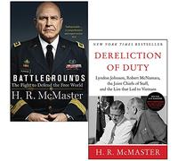 H R McMaster Collection 2 Books Set (Battlegrounds, Dereliction of Duty)