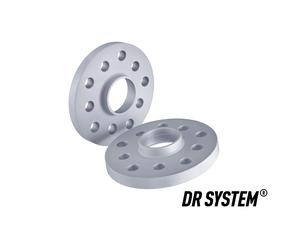 H&R TRAK+ Wheel Spacers Pair 15mm Silver 5x112 66.5mm CB