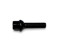 H&R Wheel bolt Round-Head R12 M12x1.50 - Length 60mm - Black (e.g. compatible with Mercedes)