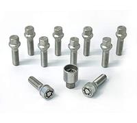 H&R Wheel bolt Set Taper-Head M14x1.50 - Length 35mm - 10 pcs. - incl. wheel-locks