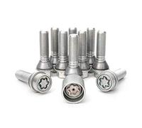 H&R Wheel bolt Set Taper-Head with movable cone M14x1.25 - Length 31mm - 10 pcs. (e.g. compatible with BMW) - incl. wheel-locks
