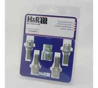H&R Wheel Lock Set M14x1.5x28mm Ball Seat 1452802KEY4|1 10.9 4 Bolts