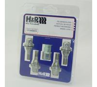 H&R Wheel Locks Wheel Lock Set M12x1.25x36mm Flat Head 12253606KEY4|1