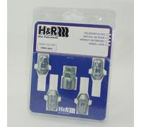 H&R Wheel Locks Wheel Lock Set M12x1.5 Conical Seat 125001KEY4|5
