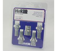 H&R Wheel Locks Wheel Lock Set M12x1.5x28mm Conical Seat 1252801KEY4|3
