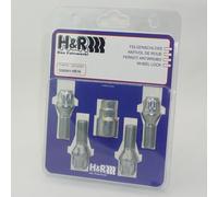 H&R Wheel Locks Wheel Lock Set M12x1.5x28mm Conical Seat 1252801KEY4|3