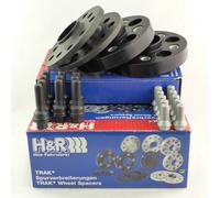 H&R Wheel Spacer 30/50mm Black for Audi Q5 SQ5 Type 8R Q7 SQ7 4M