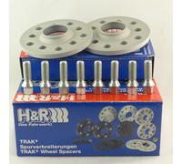 H&R DR-System Wheel spacer set 30mm per axle - Bolt pattern 4x100 - Hub 52,1mm - Bolt size M12x1,25 - compatible with Volvo