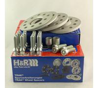H&R Wheel Spacer 10mm Silver for BMW X5 1 Series 3 5 6 (2 Discs)