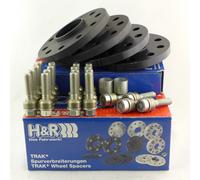 H&R Wheel Spacers 10/28mm Black for Porsche Cayenne Type 9YA