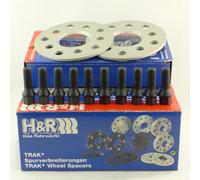H&R Wheel Spacers 10mm Silver for Nissan Qashqai Type J11