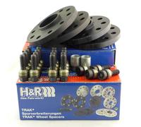 H&R Wheel Spacers 14/36Mm Black For Porsche 981 982 991