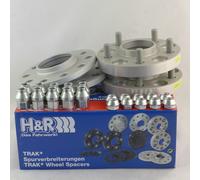 H&R Wheel Spacers 15/36mm Silver for Mazda 3 6 CX-3 CX-5