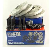 H&R Wheel Spacers 16/24mm Silver for Audi Q3 Type 8U 8U1