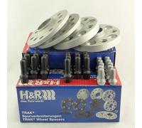 H&R Wheel Spacers 16/44mm Silver for Audi A3 TT Leon Skoda Golf Passat