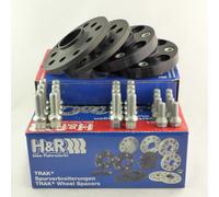 H&R Wheel Spacers 16/60Mm Black For Arosa Ibiza Cordoba Golf Passat Polo