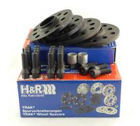 H&R DR-System Wheel spacer set 20mm per axle - Bolt pattern 5x120 - Hub 72,5mm - Bolt size M14x1,25 - compatible with BMW/Mini - Black