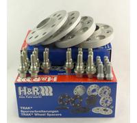 H&R Wheel Spacers 20/40mm Silver for Peugeot 206 208 3008