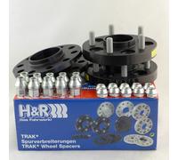 H&R Wheel Spacers 20/44Mm Black For Land Rover Evoque Lv Velar Ly