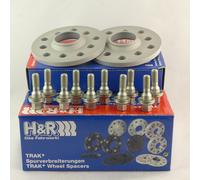 H&R Wheel Spacers 20mm Silver for C5 C4 Grandland 407 3008 308 5008 508 RCZ