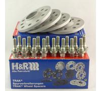 H&R Wheel Spacers 24/24mm Silver for Citroen C2 C3 C4 DS3 D4S