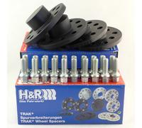 H&R Wheel Spacers B30556659 - 30mm Black - for Mercedes-Benz S‑Class, SLK, C, CLK, E, CL, CLS