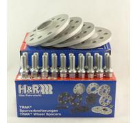 Trak+ Wheel Spacers Pair DR 15mm Thick 5x100 57.1mm WO Bolts - H&R 30255571