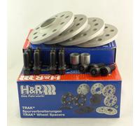 H&R Wheel Spacers 30/40Mm Silver For Audi 80 100 200 Type 44 89 B4