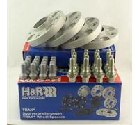H&R Wheel Spacers 40/50mm Silver for Peugeot 206 208 3008