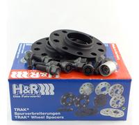 Trak+ Wheel Spacers Pair DR ABE 10mm Thick 5x120 72.5mm With Bolts H&R B75726-10