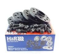 H&R Wheel Spacers ABE for Audi A4 A5 A6 A7 Type B8 4G 24mm Black XB55668-12