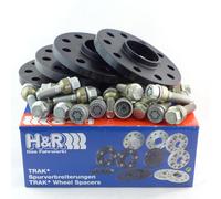 H&R Wheel Spacers Front + Rear ABE For Porsche 28/36Mm Black/SI