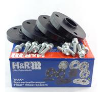 H&R Spacers 2x20mm B53570-20 for smart Cabriolet (450) City Coupe (450) Crossbla