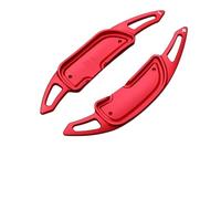 H-RONG Interior Accessories Steering Wheel Shift Paddle Shifter Extensions Aluminum Alloy Red Fits for Mercedes-Benz AMG A35 A45 C63 E63 S63 G63 C43 CLA GLA GLC GLS GLE GT (Red)