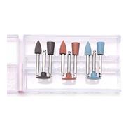 h Rotary Tools and Low Speed Contra Angle Kits, 3 Shapes with Color-Coded Grits, for 10000-15000 RPM Power Drill, Compact 70x42x24mm Case