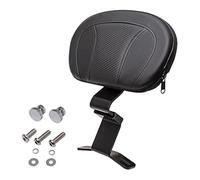H RUO Black Front Driver Rider Backrest with Pad Compatible with Harley Touring CVO Street Glide Road King Road Glide 2009-2022 2021 2020