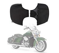 H-Ruo Motorcycle Soft Lowers Engine Guard Cover for Harley Touring Street Glide Road King Road Electra Glide Trike Models 1980-2020