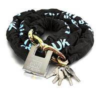 H&S 10mm x 2m HEAVY DUTY Motorcycle Motorbike Bike Bicycle Cycle Chain Lock PadLock (10mm Dia x 2000mm Length)