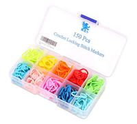 H&S 150 Pieces Crochet Stitch Markers & Knitting Stitch Markers - Locking Clips, Holders & Accessories - Knitting Accessories