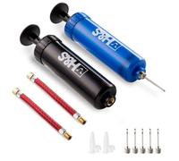 H&S 2 Inflator Ball Pump with Needle Pins Valve Adapter Adaptor Set for Football Basketball
