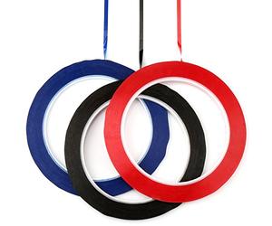 H&S 3 Rolls 3mm x 50m Whiteboard Marking Non-Magnetic - Black Blue Red - Whiteboard Tape - Grid Line Tape
