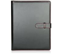 H&S 40 Pockets A4 Presentation Folder Ring Binder Faux Leather