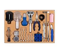 H&S Alliance Watch Repair Tool Kit - Watch Link Removal Kit - Watch Tools Set for Sizing w Pin & Back Removal Opening Tool - Strap Band Pins Adjustment Screwdriver - Box Case