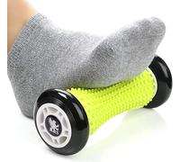 H&S Foot Massage Roller Ball - Muscle Roller Stick for Feet - Silicone Exercise Roller Massager with Nubs for Relaxation - Plantar Fasciitis Massager - Foot Roller