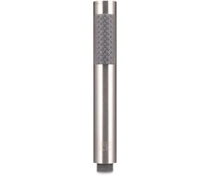 H&S Handheld Shower Head Universal Replacement - Handheld Pencil Showerhead - Stainless Steel - Screw On Only Attachment - High Pressure Flow - Hand Held Microphone Design
