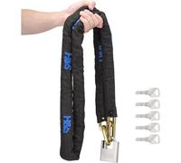 H&S Heavy Duty Motorbike Lock with Padlock 10mm x 2m Motorcycle Lock with Security Chain 2m Bike Locks High Security Strong Chain (10mm D x 2000mm L)